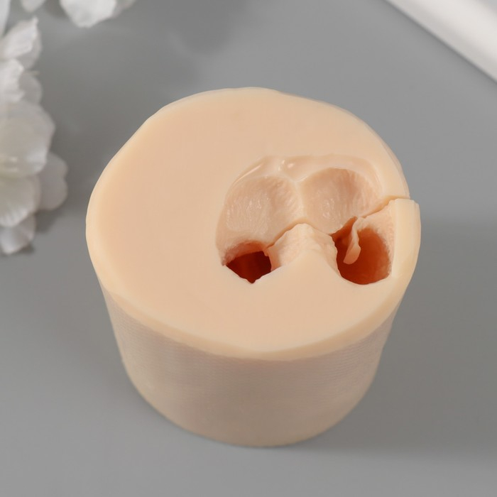 Молд силиконовый "Мишка с большим сердцем" 9х5,5х4,5 см МИКС