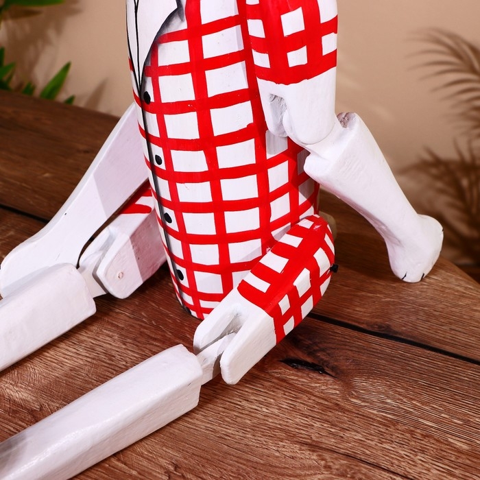 Сувенир Сувенир "Зайка" висячие лапки, дерево 70 см