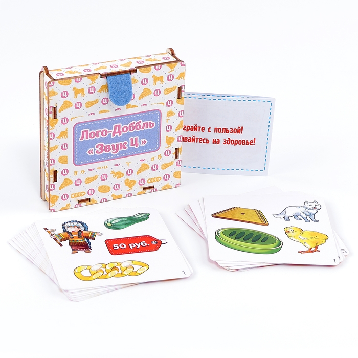 Набор карточек &laquo;Лого-доббль. Звук Ц&raquo;