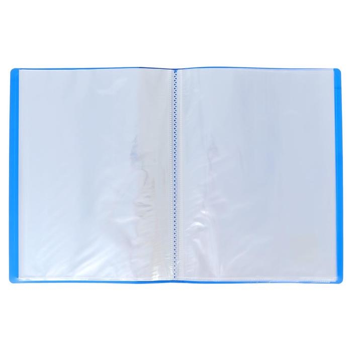 Папка с 30 вкладышами А4, 500 мкм, Calligrata, черничная Папка с 30 вкладышами А4, 500 мкм, Calligrata, черничная