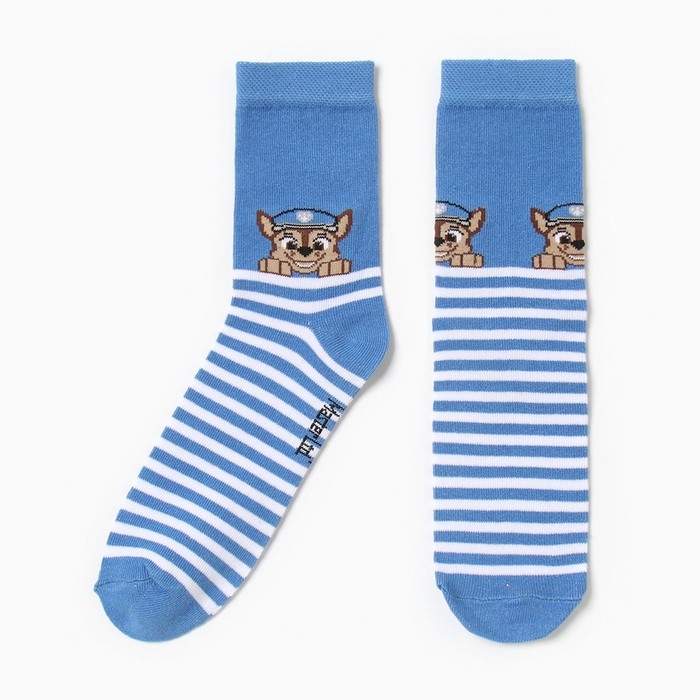 Носки PAW PATROL &laquo;Гончик&raquo;, цвет синий, 18-20 см