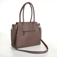 Сумка женская тоут, на молнии, цвет пудровый