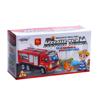Машина «Пожарная служба», работает от батареек, свет и звук, МИКС Машина «Пожарная служба», работает от батареек, свет и звук, МИКС