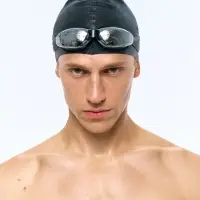 Очки для плавания зеркальные Underwater, черные Очки для плавания зеркальные Underwater, черные