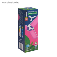 Фитолампа светодиодная Uniel, Р65, Е27, 24 Вт, 240 В, складная, мультиспектральная Фитолампа светодиодная Uniel, Р65, Е27, 24 Вт, 240 В, складная, мультиспектральная