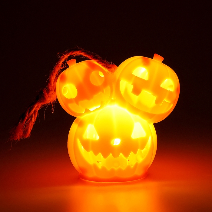 Подвеска Подвеска "Ужасная тыква" световая