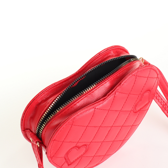 Сумка детская для девочки на молнии &laquo;Выбражулька&raquo;, цвет красный