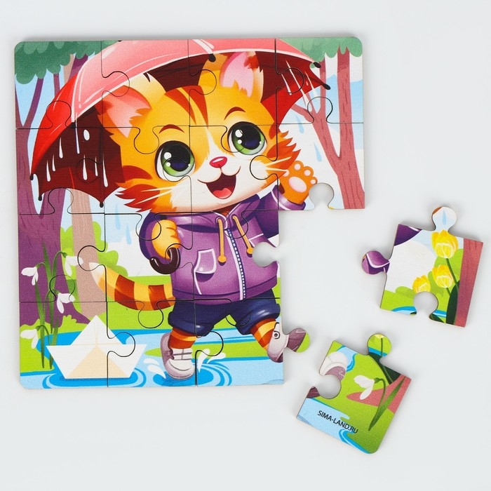 Пазлы деревянные развивающие для малышей &laquo;Времена года&raquo;