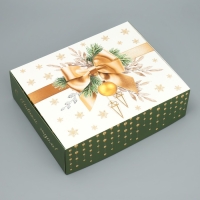 Коробка подарочная новогодняя складная &laquo;Чудеса случаются&raquo;, 31 х 24.5 х 9 см, Новый год