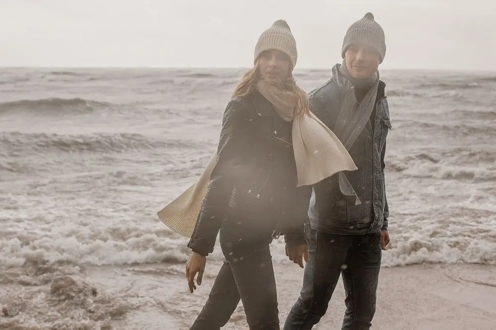 Шарф Stout, синий меланж Шарф Stout, синий меланж