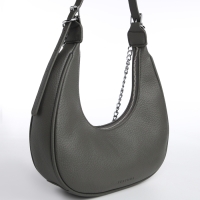 Сумка женская хобо на молнии TEXTURA, средний размер, цвет серый Сумка женская хобо на молнии TEXTURA, средний размер, цвет серый