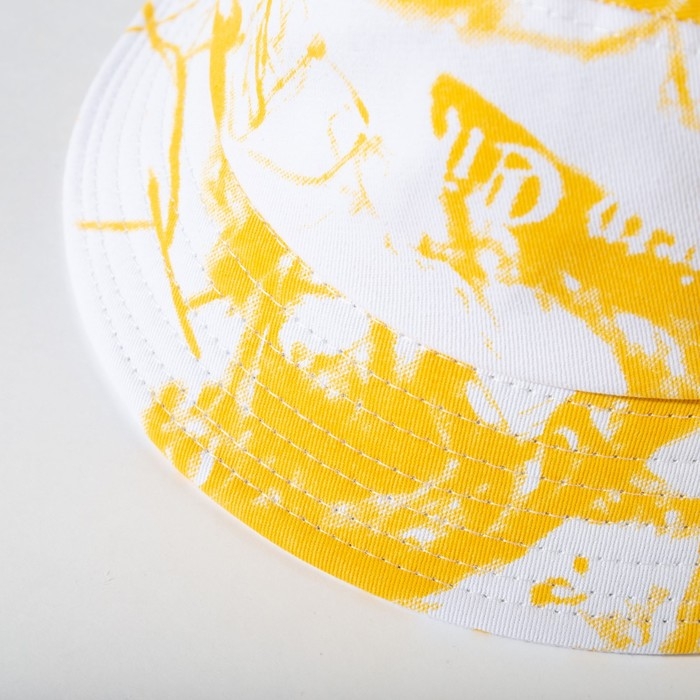 Панама детская MINAKU "Тай-Дай", цвет белый/жёлтый, р-р 54
