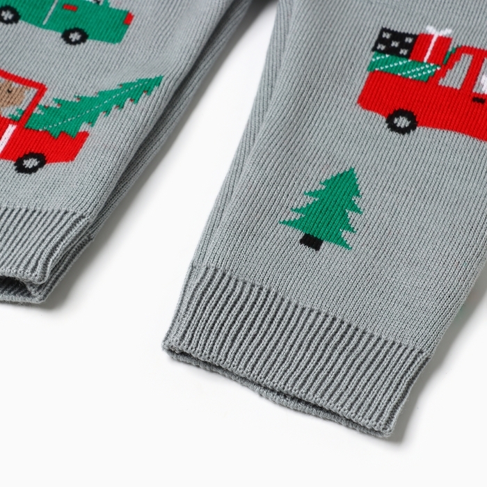 Комплект вязаный Крошка Я &laquo;Машинки&raquo;, рост 86-92 см