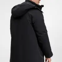 Куртка-парка унисекс Sfera, черная, размер M