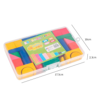 Конструктор &laquo;Городок&raquo;, в пластиковом кейсе, кубик: 1.9 &times; 1.9 см