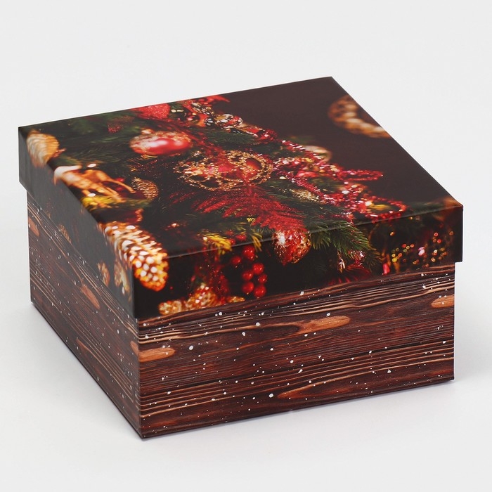 Набор подарочных коробок 6в1 «С Новым годом», 10 х 10 х 6 - 20 х 20 х 11 см, Новый год Набор подарочных коробок 6в1 «С Новым годом», 10 х 10 х 6 - 20 х 20 х 11 см, Новый год