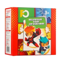 Подарочный набор косметики для мальчика: шампунь, 200 мл + гель-пенка, 200 мл Подарочный набор косметики для мальчика: шампунь, 200 мл + гель-пенка, 200 мл