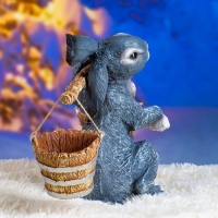 Садовая фигура "Заяц с коромыслом" 35см Садовая фигура "Заяц с коромыслом" 35см