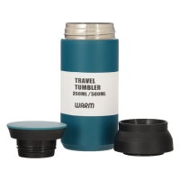 Термокружка, 350 мл, Мини, сохраняет тепло 8 ч, 6.5 х 16.5 см, синяя