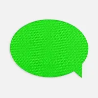 Наклейка тканевая Lunga Bubble, M, зеленый неон
