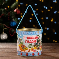 Новый год. Подарочная коробка, тубус «Весёлые зверята» 120 х 120 мм (100 мм внутр. высота). Новый год. Подарочная коробка, тубус «Весёлые зверята» 120 х 120 мм (100 мм внутр. высота).