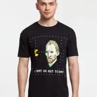 Футболка мужская &laquo;Ван-Пакман&raquo;, черная, размер S