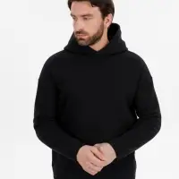 Худи оверсайз унисекс Snuggie, черное, размер XS/S