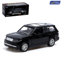 Машина металлическая &laquo;Джип&raquo;, инерционная, масштаб 1:43, цвет чёрный