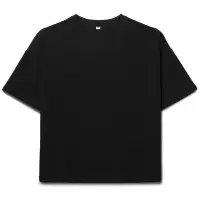 Футболка детская оверсайз Teezer, черная, 8 лет