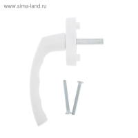 Ручка оконная "Комфорт" металлическая, белая Ручка оконная "Комфорт" металлическая, белая