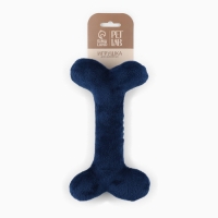 Игрушка для собак с пищалкой &laquo;Кость&raquo;, синяя