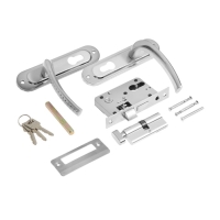 Замок врезной LOCKLAND RD002, с ручкой, 3 ключа, цвет хром Замок врезной LOCKLAND RD002, с ручкой, 3 ключа, цвет хром