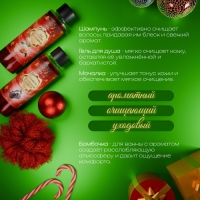 Новогодний подарочный набор косметики «Свет рождественской звезды» для душа и ванны, красная серия Новогодний подарочный набор косметики «Свет рождественской звезды» для душа и ванны, красная серия