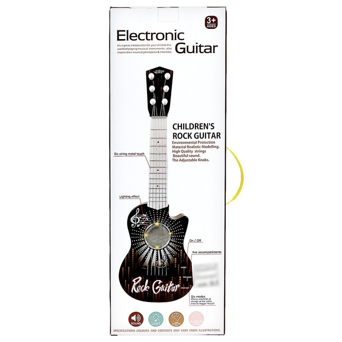 Игрушка музыкальная &laquo;Гитара&raquo;, световые и звуковые эффекты