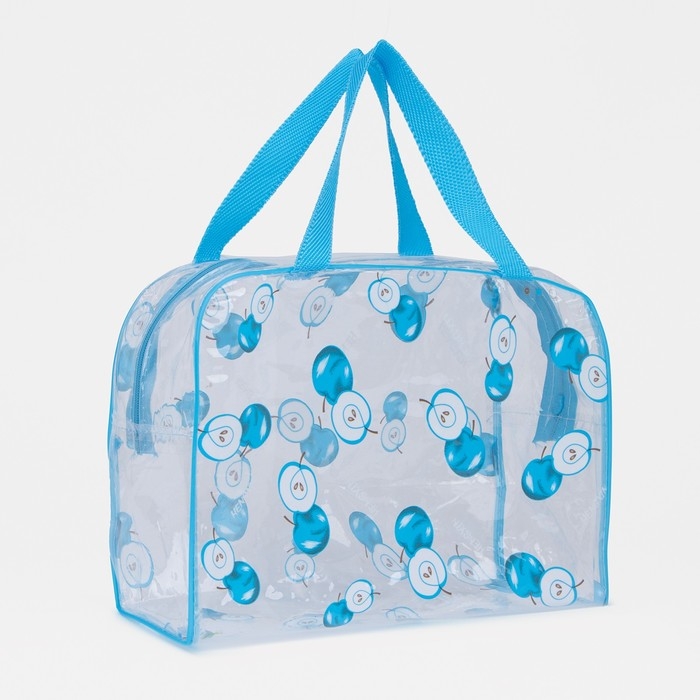 Косметичка на молнии, цвет голубой Косметичка на молнии, цвет голубой