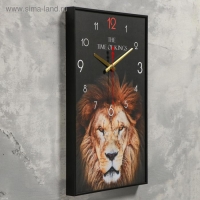 Часы-картина настенные, интерьерные "Лев", плавный ход, 57 х 35 х 4 см Часы-картина настенные, интерьерные "Лев", плавный ход, 57 х 35 х 4 см
