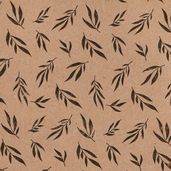Бумага упаковочная крафт в рулоне «Ветки», 0.5 х 8 м Бумага упаковочная крафт в рулоне «Ветки», 0.5 х 8 м
