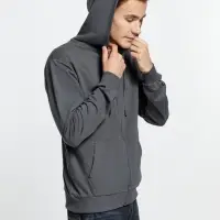 Толстовка на молнии с капюшоном Siverga 2.0, темно-серая (графит), размер XXL