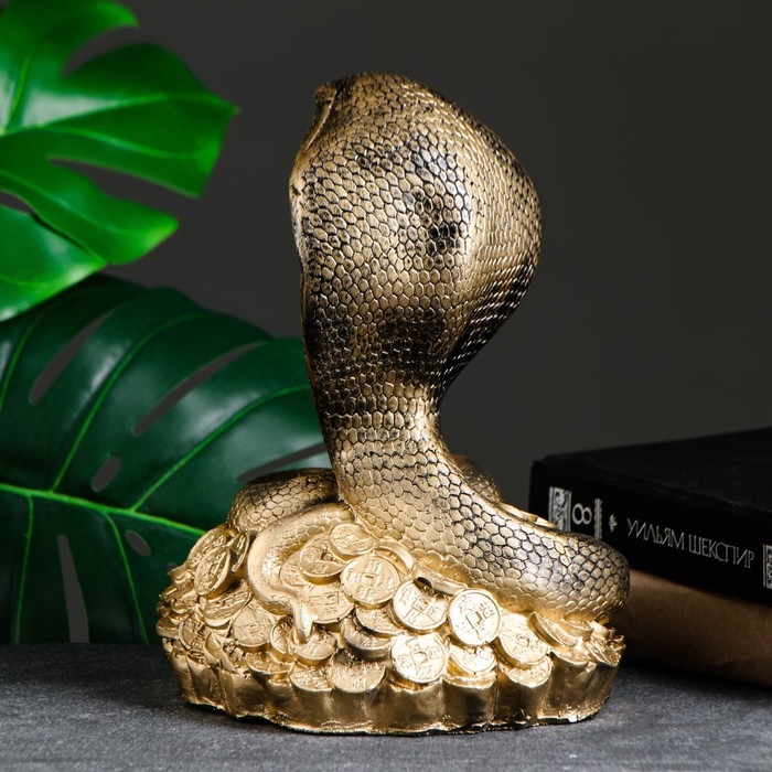 Копилка "Кобра на деньгах" 25х18х20см