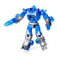 Робот &laquo;Часы&raquo;, трансформируется в робота и машинку, цвет синий