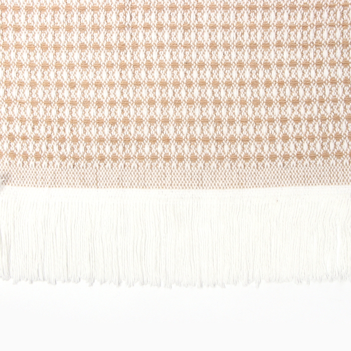 Плед Этель Waffle 130*180см , цв.бежевый,80%хлопок, 20% п/э