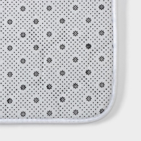 Набор ковриков для ванной и туалета Доляна &laquo;Галька&raquo;, 2 шт, 39&times;50, 50&times;80 см, цвет белый