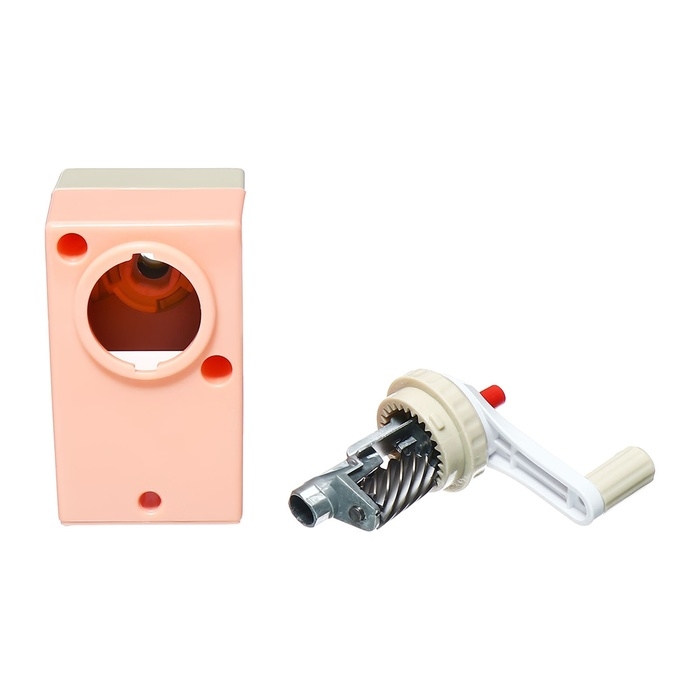 Точилка механическая с контейнером Классика Розовый Точилка механическая с контейнером Классика Розовый