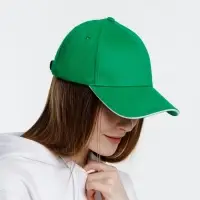 Бейсболка Spiker, зеленая с белым