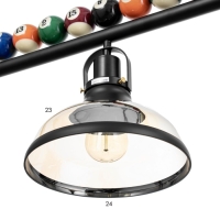 Светильник "Бильярд" 3хЕ27 40Вт черный 98х100 см Светильник "Бильярд" 3хЕ27 40Вт черный 98х100 см