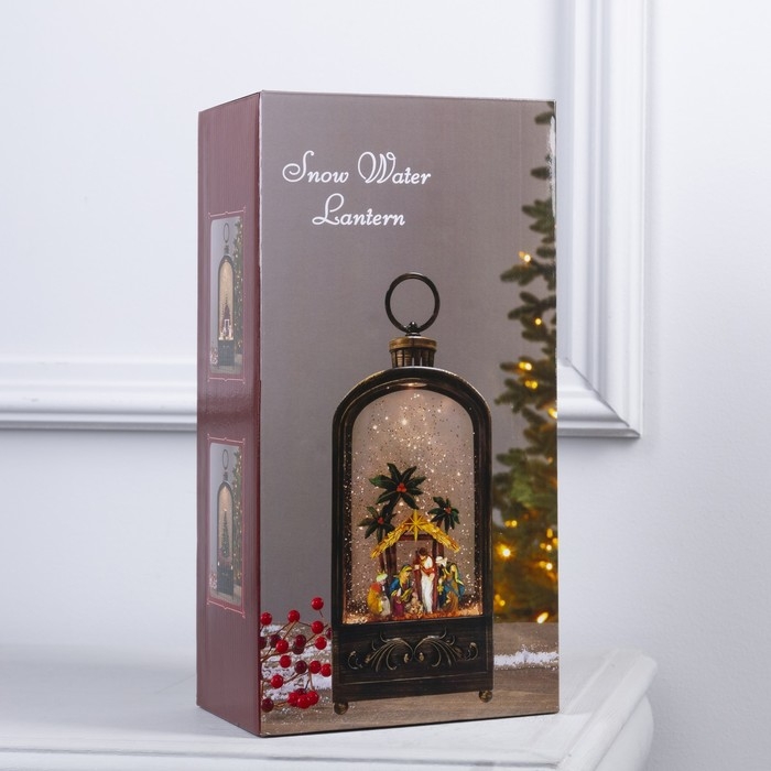 Светодиодная фигура «Фонарь с Дедом Морозом» 13 × 25.5 × 8 см, пластик, батарейки ААх3 (не в комплекте), USB, свечение тёплое белое Светодиодная фигура «Фонарь с Дедом Морозом» 13 × 25.5 × 8 см, пластик, батарейки ААх3 (не в комплекте), USB, свечение тёплое белое