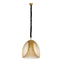 Светильник потолочный "Флоп" золотистый 1х40Вт, Е27, 60х60х72 см