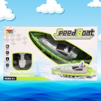 Катер радиоуправляемый &laquo;Полиция&raquo;, цвет зеленый