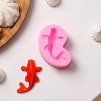 Молд Доляна &laquo;Рыбка&raquo;, силикон, 7,2&times;4,7&times;2,3 см, цвет розовый