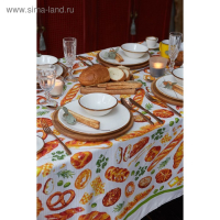 Скатерть "Доляна" Bread 220х144 см, 100% хлопок, 164 г/м2